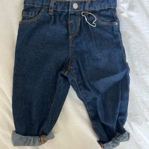 Zara Baby jeans with cuffed ankles